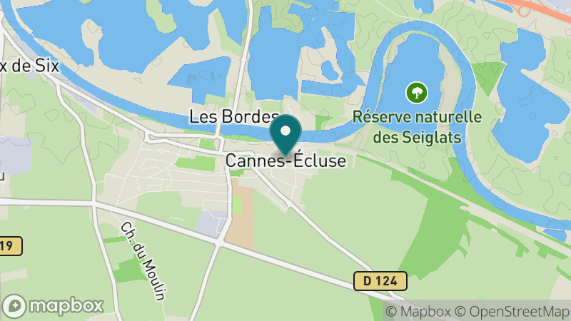 Carte - Cannes-Écluse