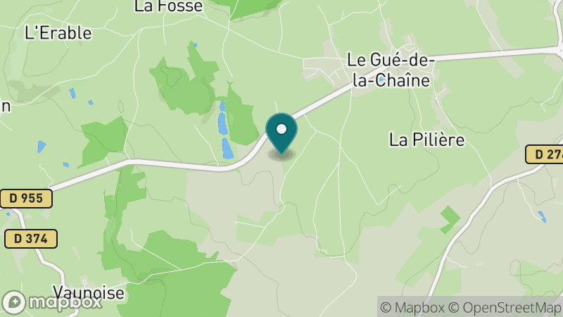 Carte - Le Gue De La Chaine