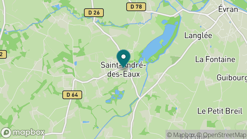 Carte - Saint-André-des-Eaux