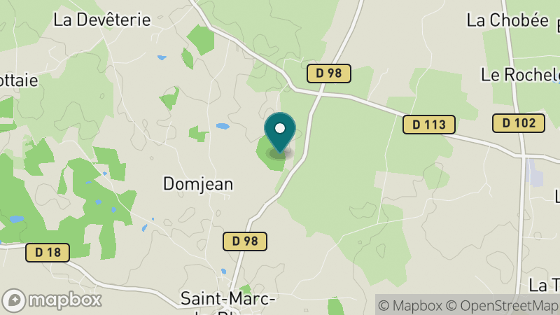 Carte - Saint Marc Le Blanc