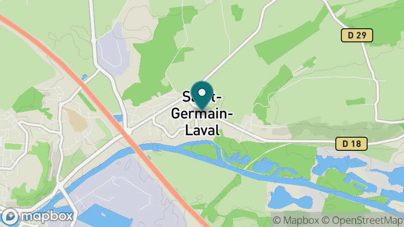 Carte - Saint Germain Laval