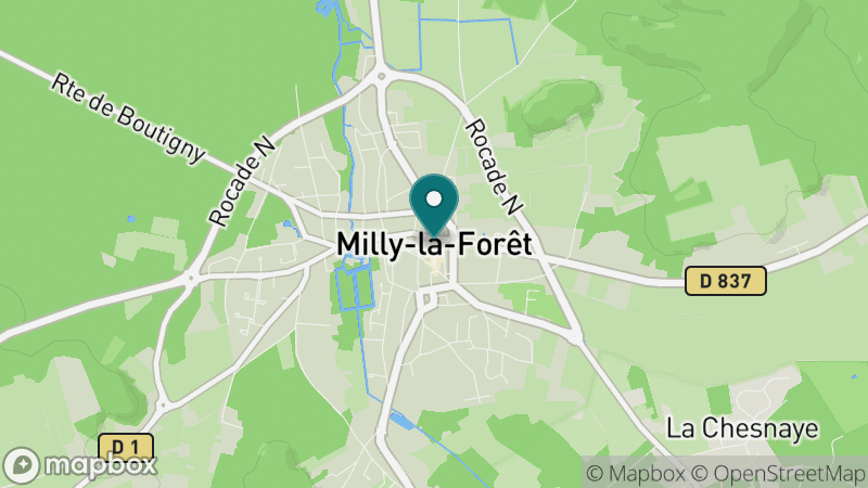 Carte - Milly-la-Forêt