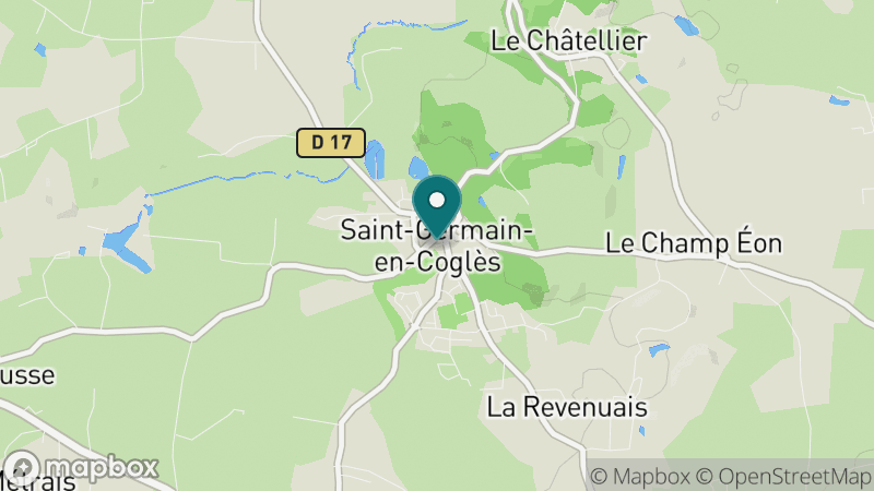 Carte - Saint-Germain-en-Coglès