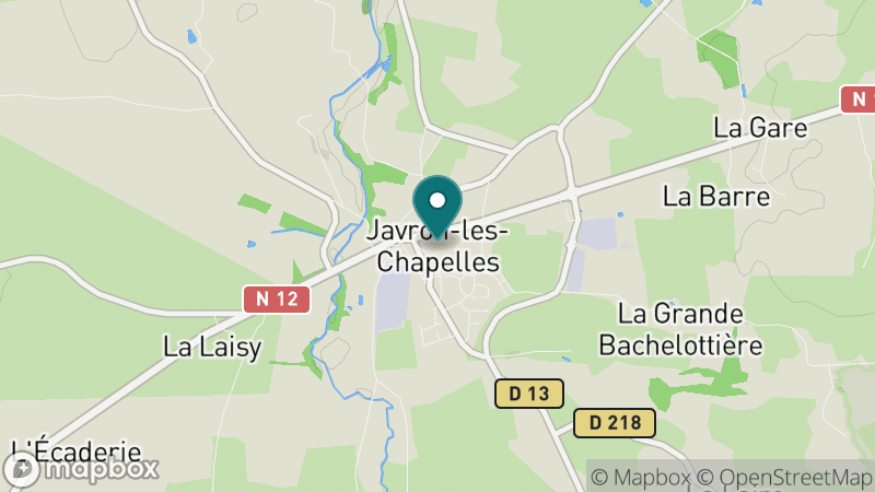 Carte - Javron Les Chapelles
