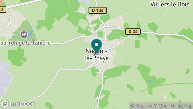 Carte - Nogent-le-Phaye