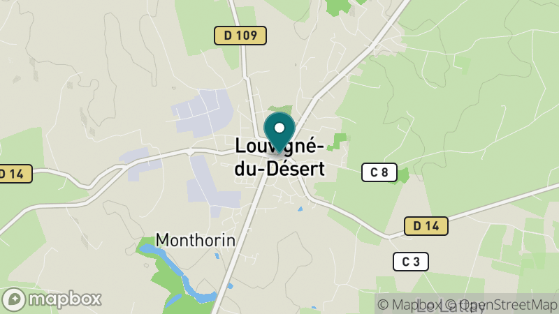 Carte - Louvigne Du Desert