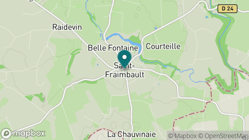 Carte - Saint-Fraimbault
