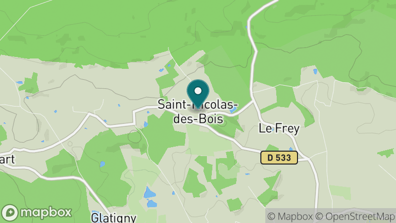 Carte - Saint Nicolas Des Bois