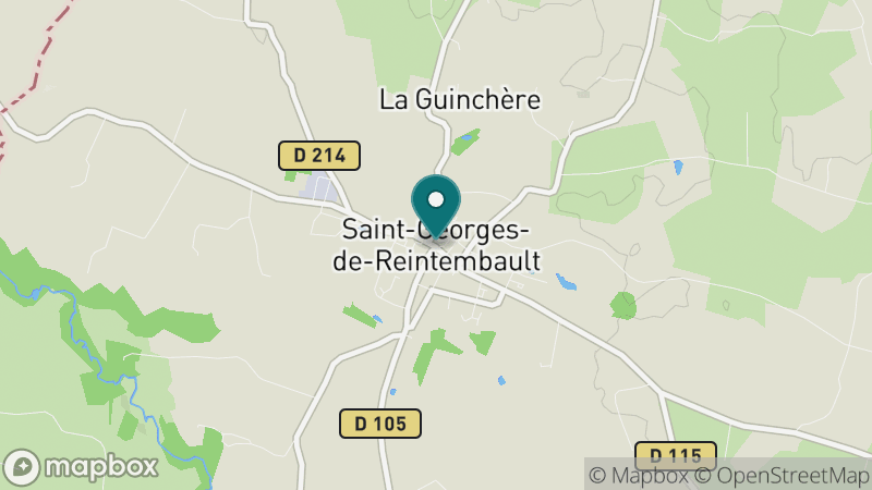 Carte - Saint-Georges-de-Reintembault