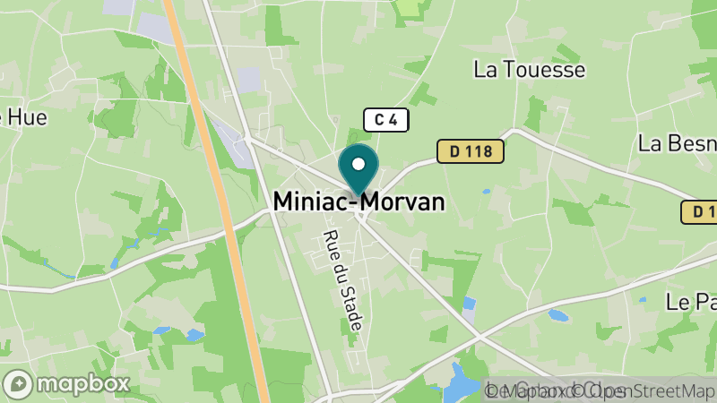 Carte - Miniac Morvan