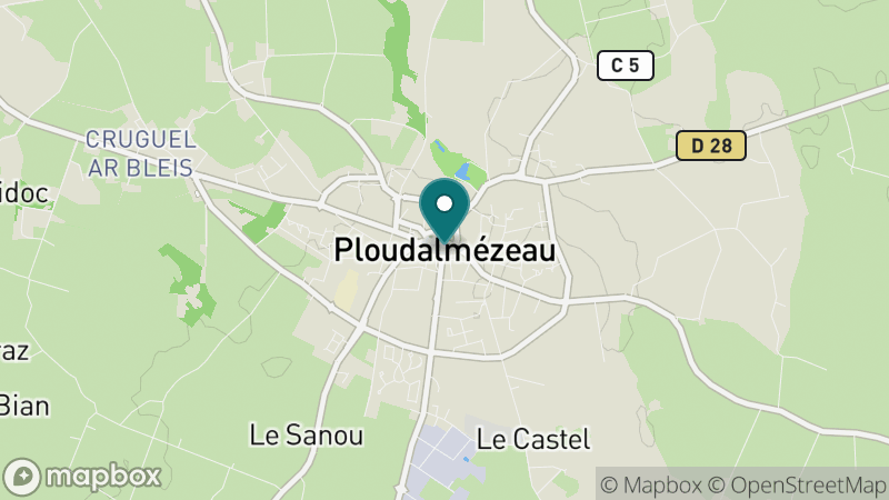 Carte - Ploudalmézeau