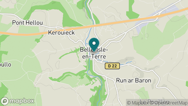 Carte - Belle Isle En Terre