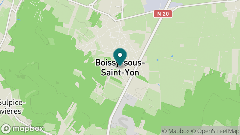 Carte - Boissy-sous-Saint-Yon