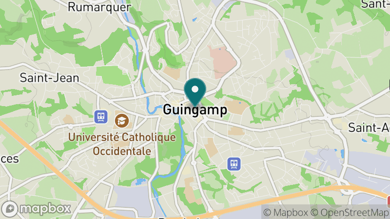Carte - Guingamp