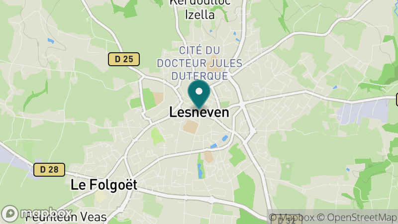 Carte - Lesneven