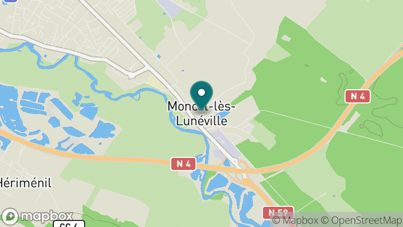 Carte - Moncel Les Luneville