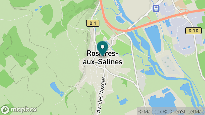 Carte - Rosières-aux-Salines