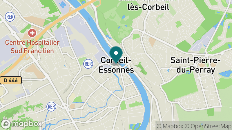 Carte - Corbeil-Essonnes