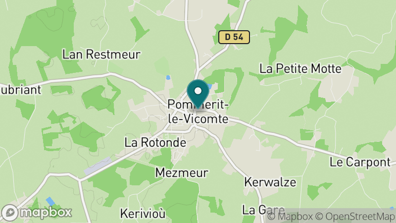 Carte - Pommerit-le-Vicomte