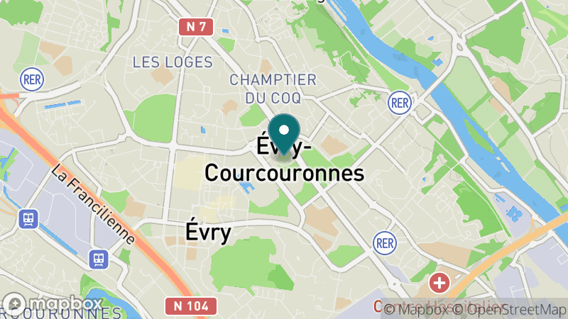 Carte - Evry Courcouronnes