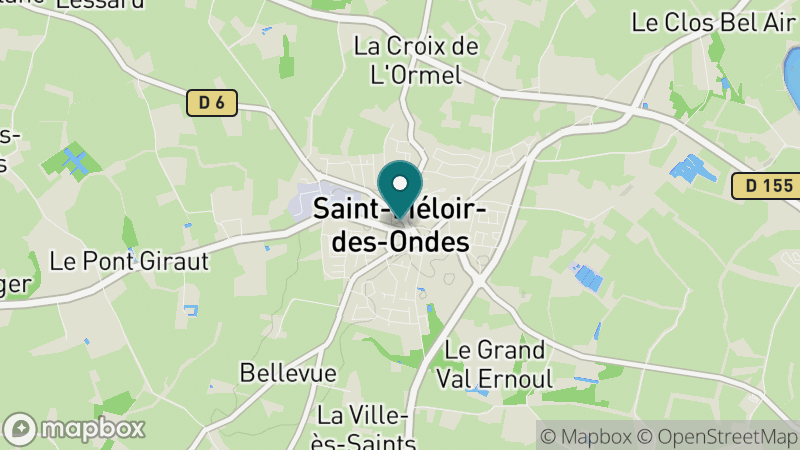 Carte - Saint Meloir Des Ondes