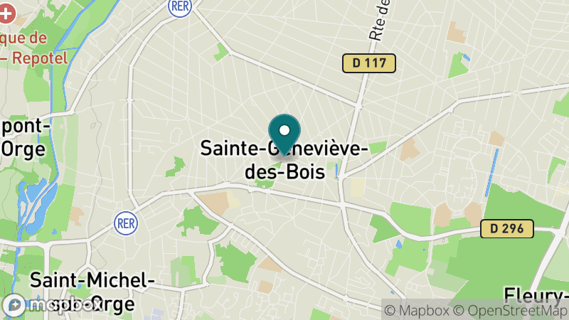 Carte - Sainte Genevieve Des Bois