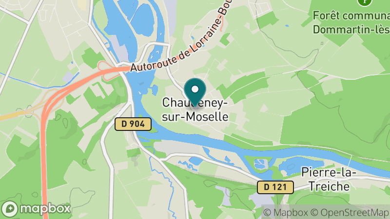 Carte - Chaudeney Sur Moselle