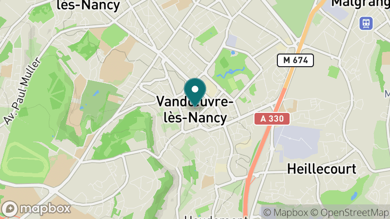 Carte - Vandoeuvre Les Nancy