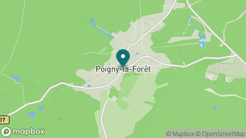 Carte - Poigny La Foret