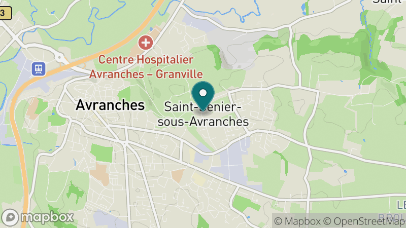 Carte - Saint-Senier-sous-Avranches