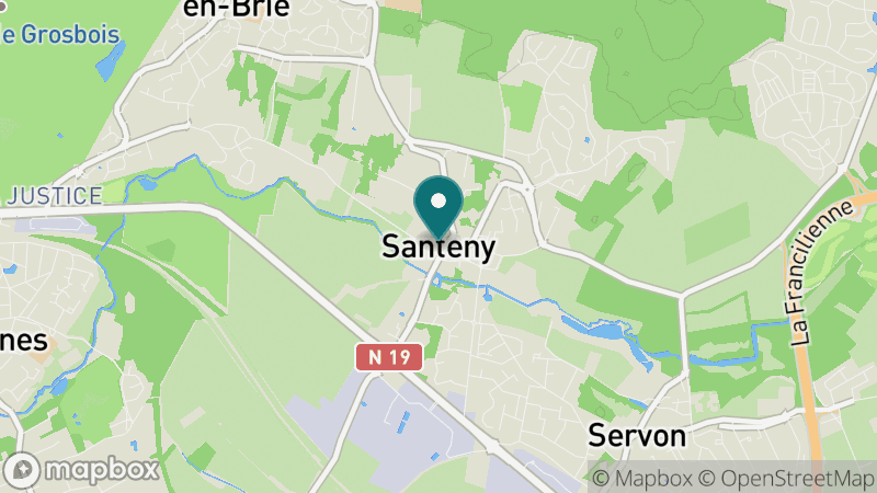 Carte - Santeny