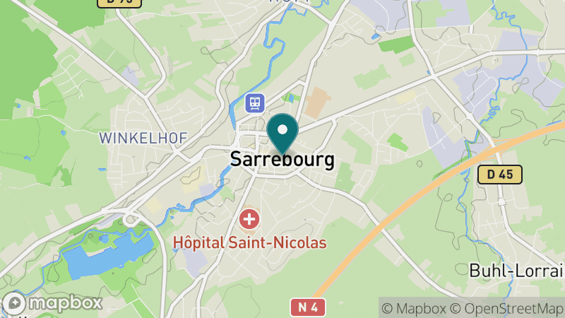 Carte - Sarrebourg