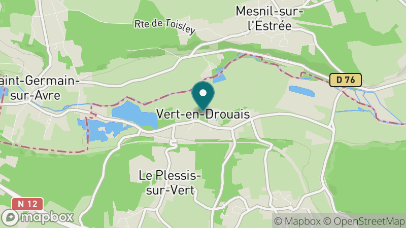 Carte - Vert-en-Drouais