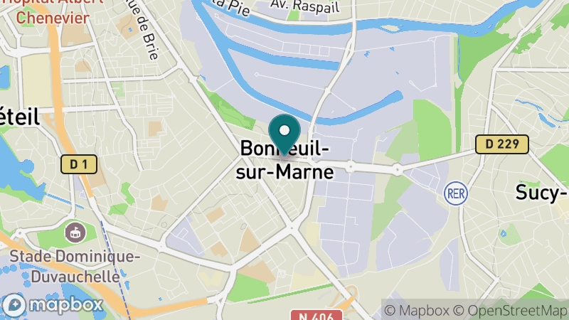 Carte - Bonneuil Sur Marne