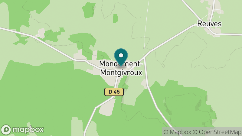 Carte - Mondement-Montgivroux