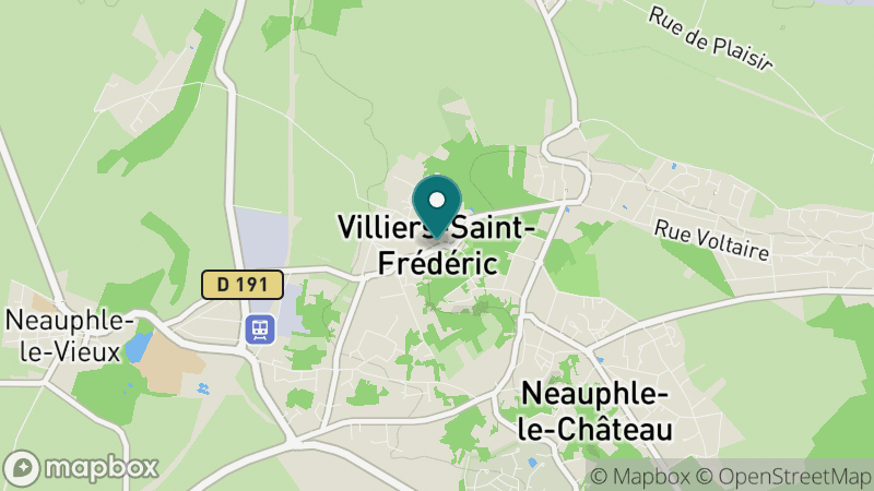 Carte - Villiers Saint Frederic