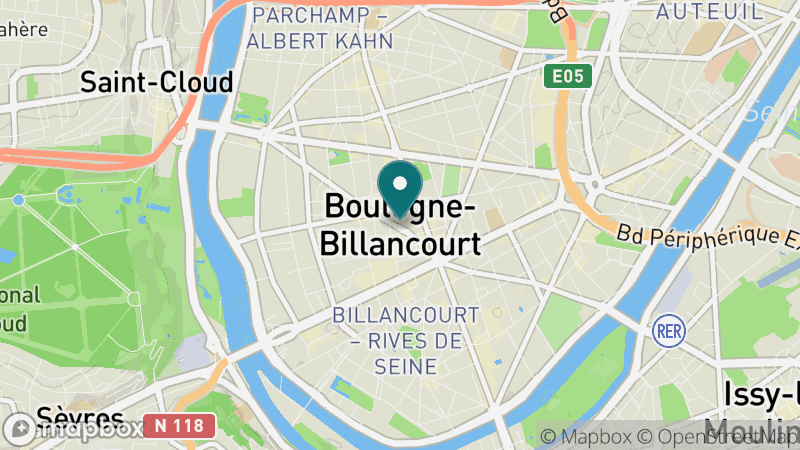 Carte - Boulogne Billancourt