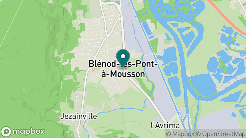 Carte - Blenod Les Pont A Mousson