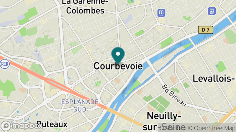 Carte - Courbevoie