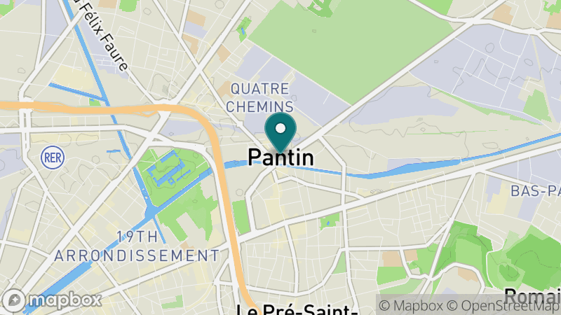 Carte - Pantin