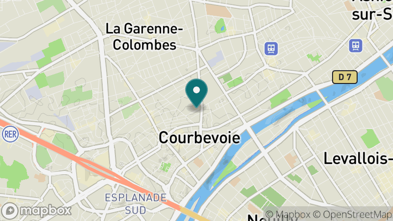 Carte - Courbevoie