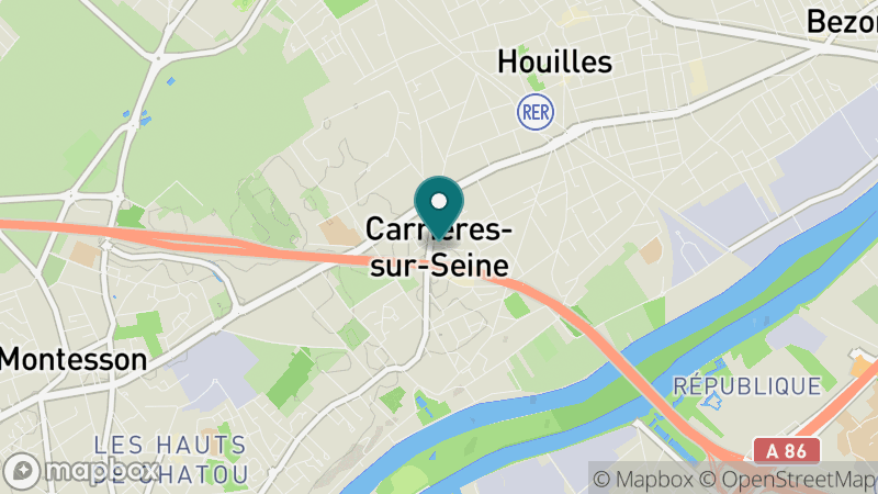 Carte - Carrieres Sur Seine