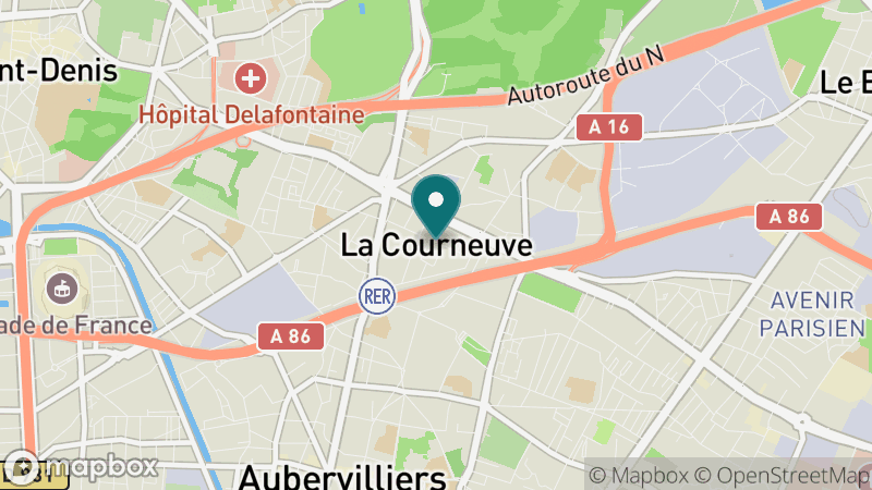 Carte - La Courneuve