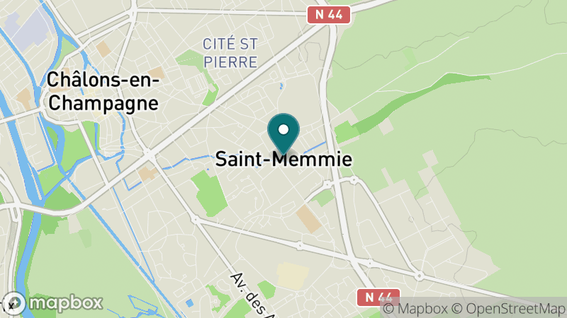 Carte - Saint Memmie