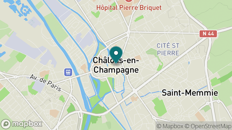 Carte - Châlons-en-champagne