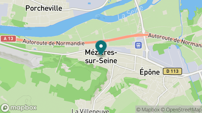 Carte - Mezieres Sur Seine