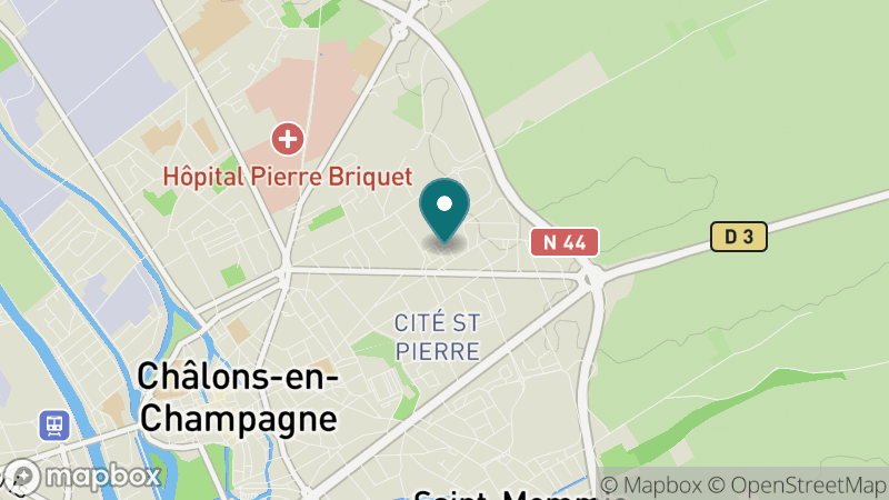 Carte - Châlons-en-Champagne
