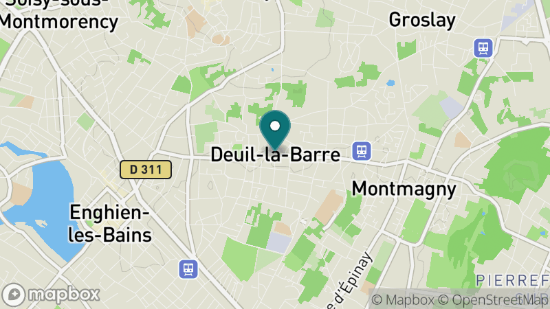 Carte - Deuil La Barre