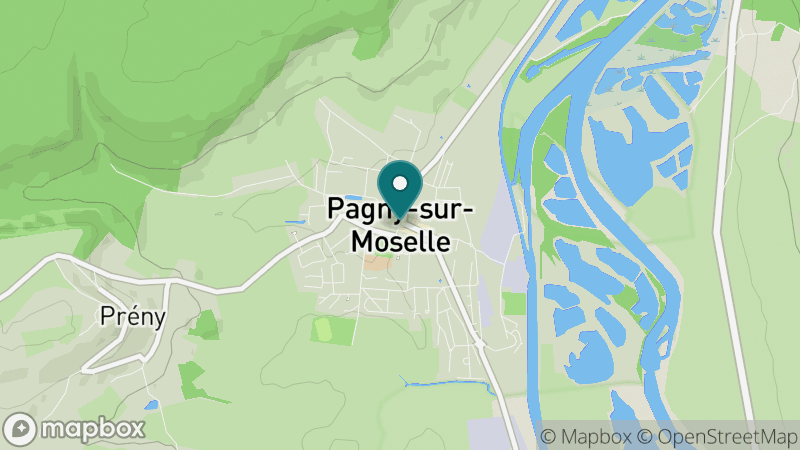 Carte - Pagny Sur Moselle
