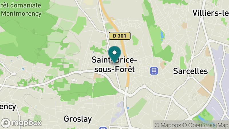 Carte - Saint Brice Sous Foret